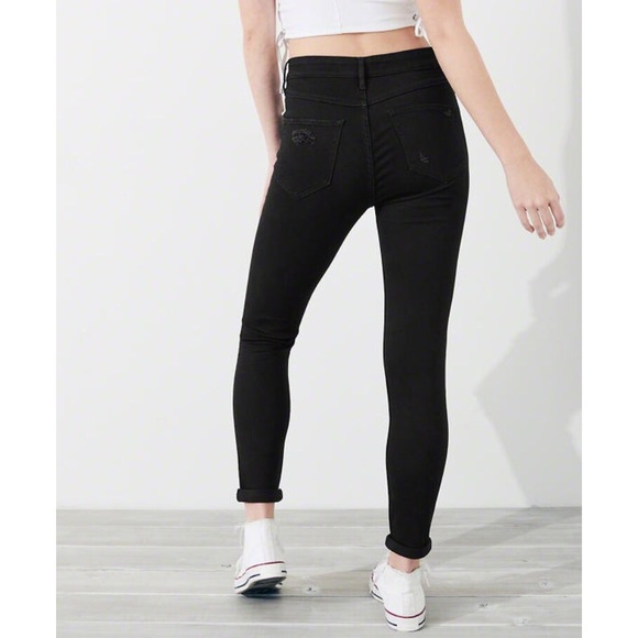 SOLD High-Rise Crop Jean Leggings - Picture 2 of 7